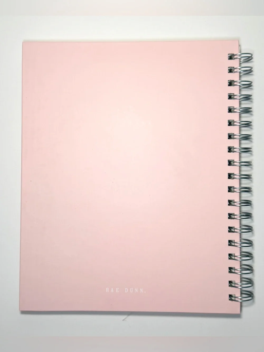 Rae Dunn 2026-2027 Large Size 17-month Planner MAKE IT HAPPEN (White/Pink)